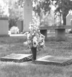 Cemetery Flower Vase, Cemetery Vase